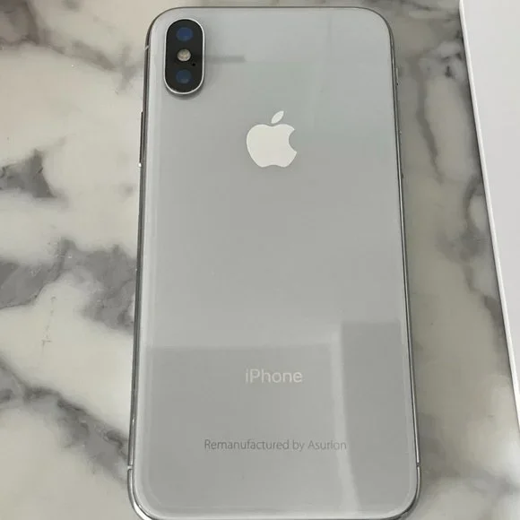 Like NEW Apple iPhone X - 256GB - Silver (Unlocked) Model #: MQCP2LL/A